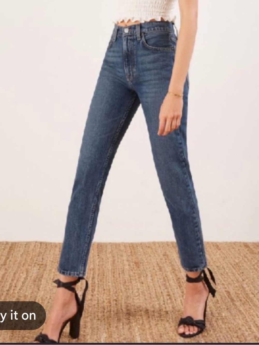 Reformation Julia High Rise Cigarette Jeans